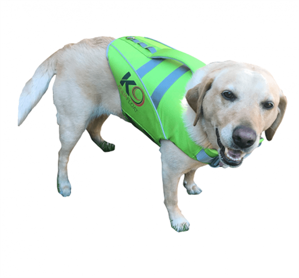 Green K9 Aquafloat Dog life jacket
