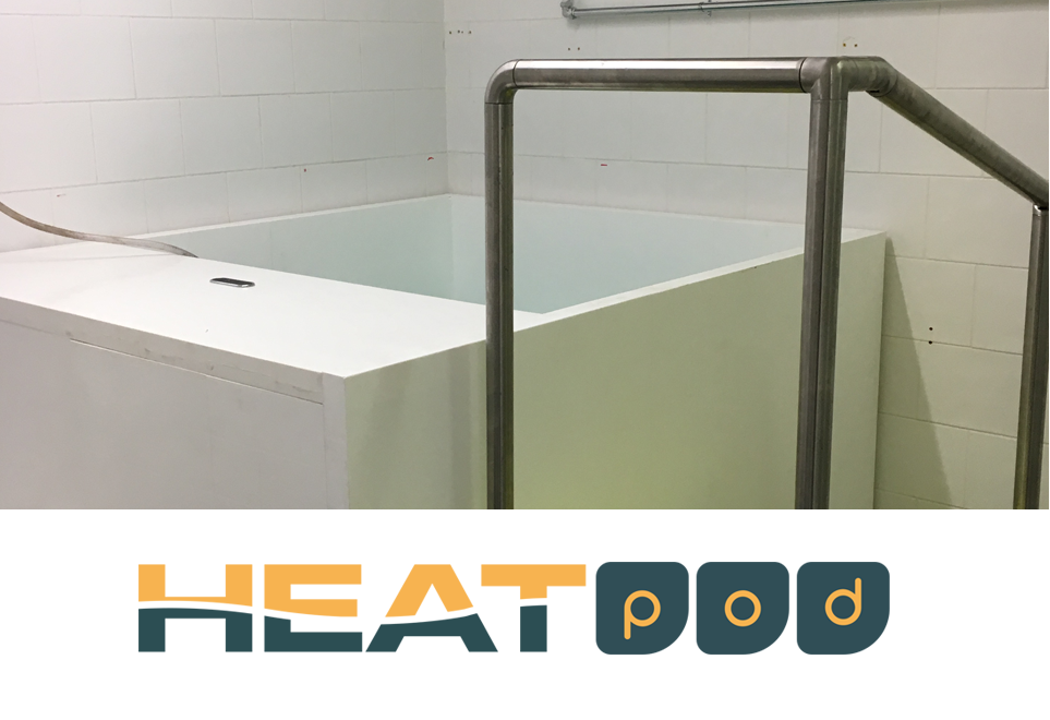 The Heat Pod, our smallest hot spa for individual treatment